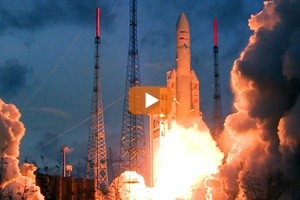 Riuscito lancio record, 4 satelliti Galileo in orbita con Ariane5