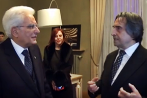 Riccardo Muti saluta Mattarella a Bergamo: “Mio amato presidente”