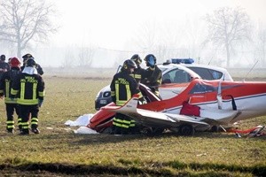 Incidente aereo a Cremona, precipita un ultraleggero: 2 i morti