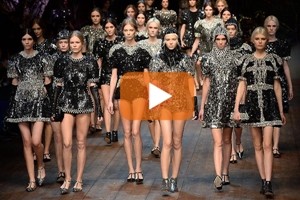 Milano moda, tripudio di colori da Dolce & Gabbana
