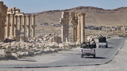 Palmira distrutta dall'Isis, cosa rimane del patrimonio Unesco visto da un drone russo