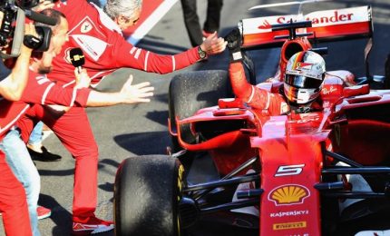 Trionfo Ferrari, a Vettel il primo Go di stagione. Parla Marchionne