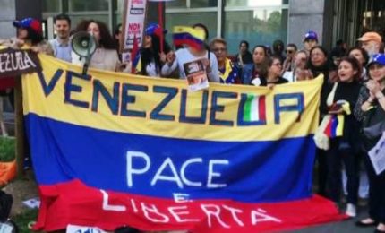 Proteste anti-Maduro, in piazza comunità venezuelana