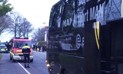 Esplosioni al passaggio di bus del Borussia Dortmund, ferito giocatore spagnolo