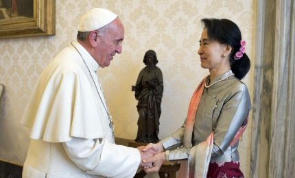 Papa riceve Aung San Suu Ky, relazioni diplomatiche con Myanmar