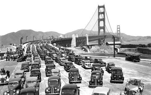 Roosevelt inaugura il Golden Gate Brige
