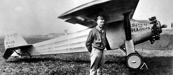 Il leggendario volo di Lindbergh