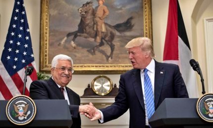 Trump incontra Abu Mazen: Usa impegnati pace Istraele-Palestina