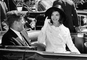 John and Jackie Kennedy in Washington Parade