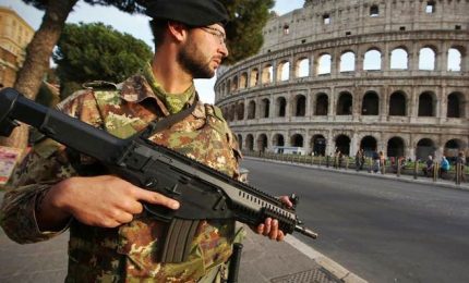 Roma blindata aspetta Trump, transenne e massima sicurezza