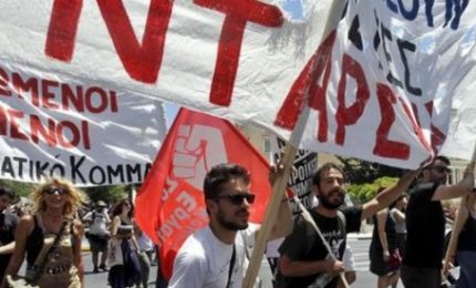 Grecia alle corde, sciopero per nuovo piano di austerity