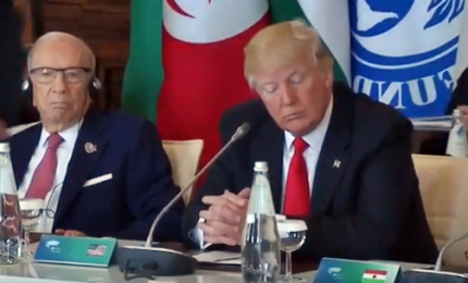 G7, Gentiloni parla in italiano: Trump ignora la traduzione