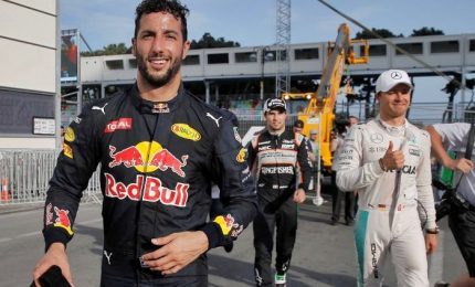 Gp Azerbaijan, trionfa Ricciardo su Bottas e Stroll