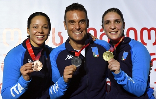 Italscherma da record, undici medaglie agli Europei