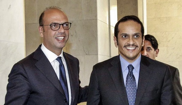 Qatar: auspichiamo ruolo Italia per risolvere crisi Paesi Golfo. Incontro Alfano-Al Thani