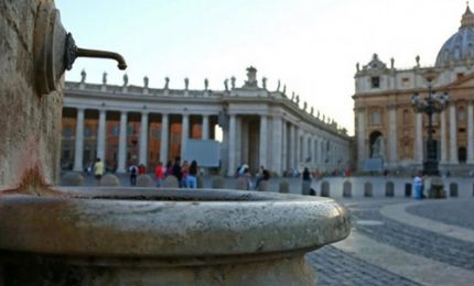 Città del Vaticano chiude tutte le sue fontane