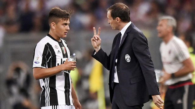 Allegri: “Niente crisi. Sporting? Sfide decisive. Dybala? Non cambio”