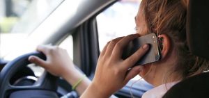 Mobile phone whilst driving data