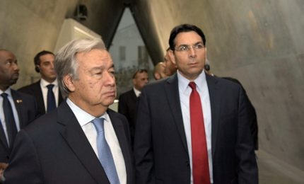 Guterres allo Yad Vashem: stop all’intolleranza