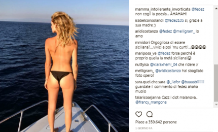 Chiara Ferragni, topless e lato B su Instagram. E Fedez si arrabbia