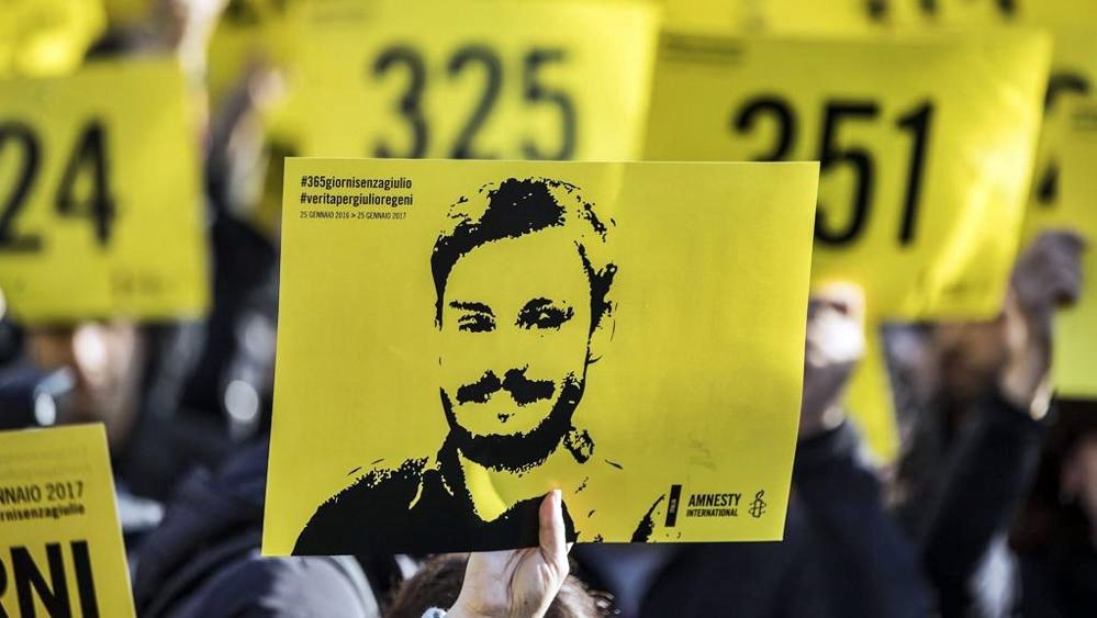 Regeni, commissione inchiesta: Italia apra controversia col Cairo