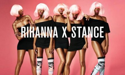 Rihanna si lancia nella moda, ha ideato una linea di calze
