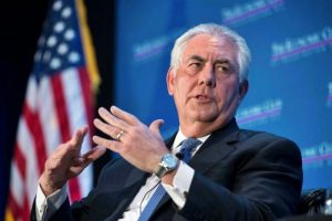 il segretario di Stato americano, Rex Tillerson.