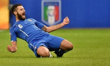Candreva decide la sfida con l`Albania, Italia ai playoff. Ventura: "Raggiunto obiettivo"