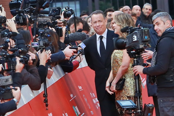 Festa del cinema di Roma, Tom Hanks e Rita Wilson