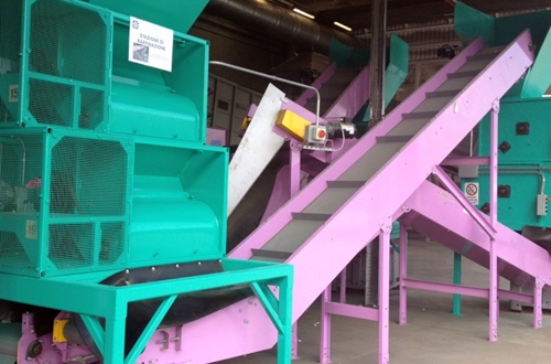 Treviso primo impianto riciclo di pannolini