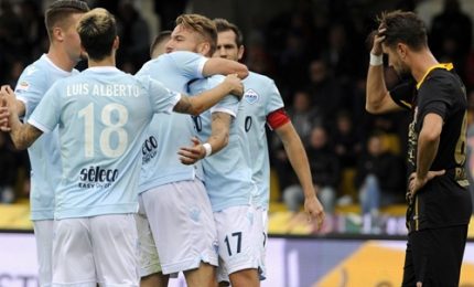 Cinquina della Lazio a Benevento, campani ko 5-1