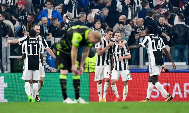 Pjanic-Mandzukic, la Juve piega in rimonta lo Sporting