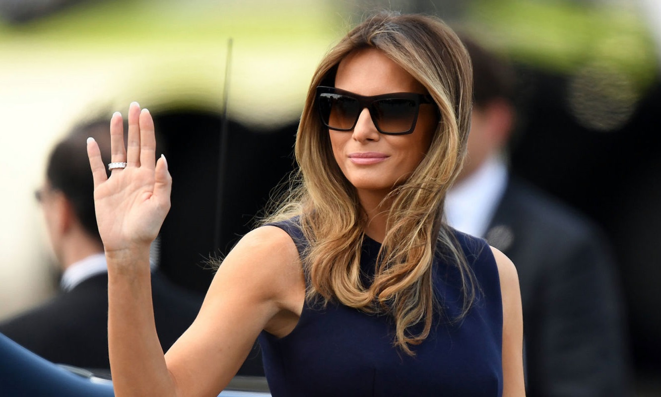 Melania Trump ha una controfigura, il filmato incriminato dell’apparizione di Donald e la first lady
