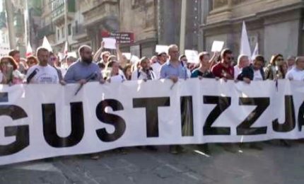 Malta, migliaia in piazza per Daphne e contro la corruzione