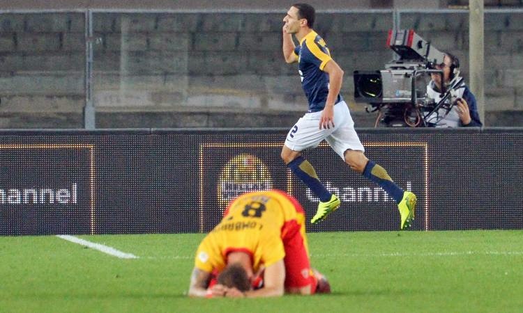 Verona-Benevento 1-0, decide una rete di Romulo