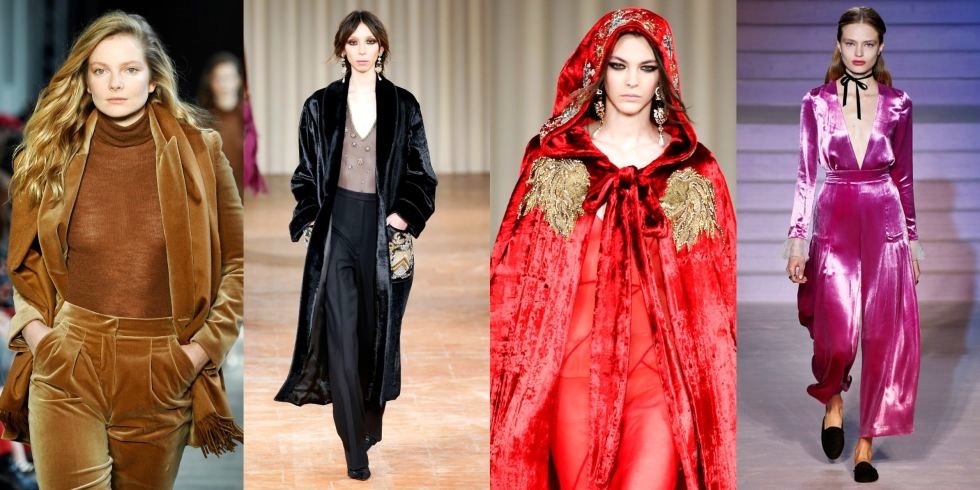 Autunno-inverno 2017/2018: glamourous e sensuale, velluto protagonista