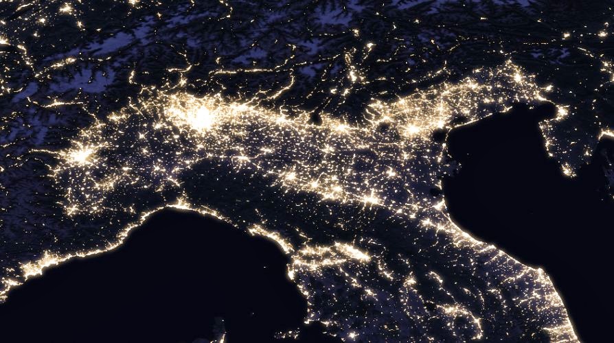 La Terra sempre più inquinata dalla luce artificiale dei led. La notte rischia di “scomparire”