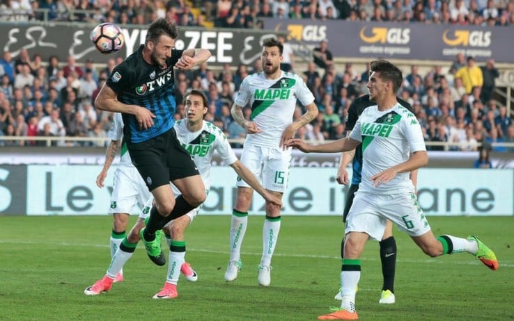 Coppa Italia ottavi: l’Atalanta batte 2-1 il Sassuolo