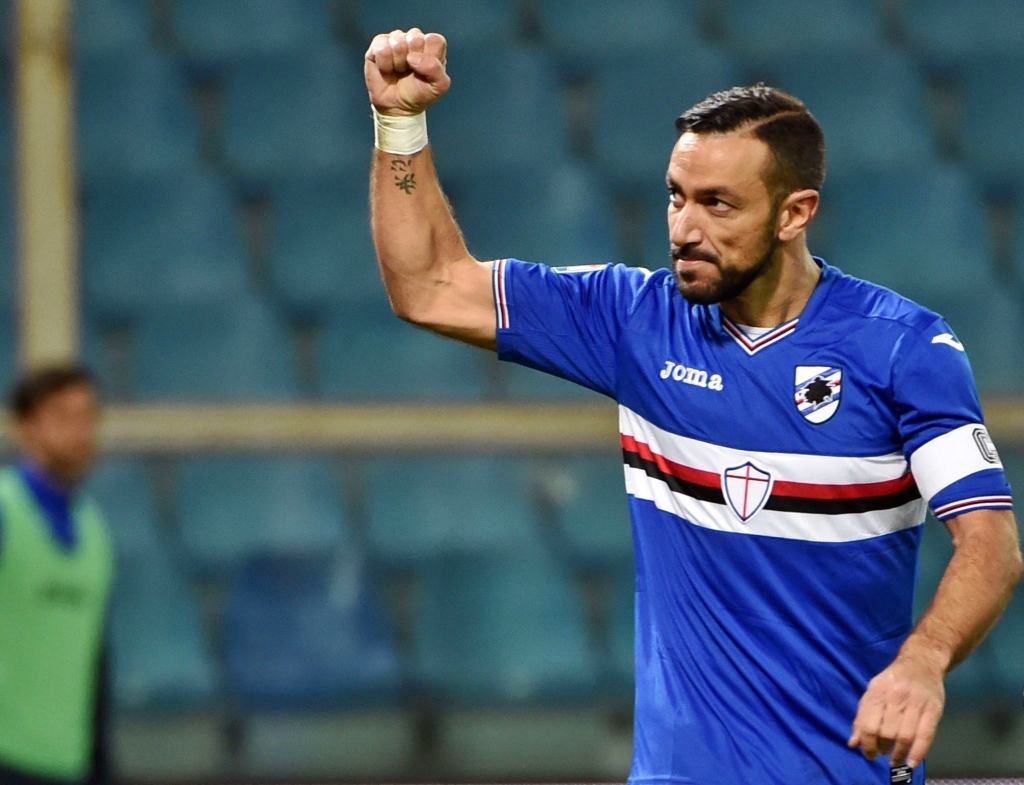 Cagliari-Sampdoria 2-2, doppietta di Quagliarella