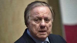 L'ex ministro Altero Matteoli