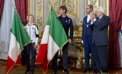 Mattarella agli atleti: a Olimpiadi tutta Italia con voi