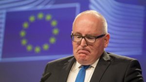 il primo vicepresidente della Commissione, Frans Timmermans,