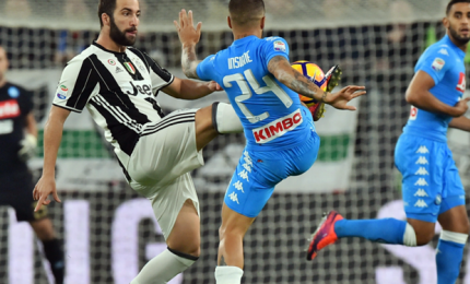 Il gol dell'ex gela il San Paolo, Napoli-Juventus 0-1