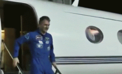L'astronauta italiano Paolo Nespoli è tornato a Houston