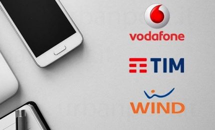Multe per 228 milioni a Vodafone, Tim, Fastweb e Wind