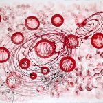 Feofeo, 2017 - RETURN TO RED - Tecnica mista su carta cm 56 x 76