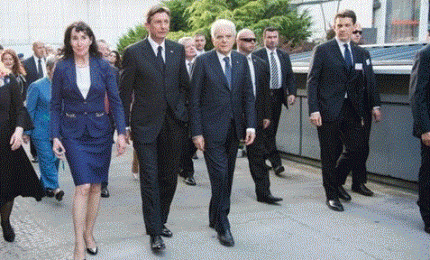 Il presidente della Repubblica Mattarella in visita in Slovenia