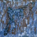 L'APOCALISSE - Tecnica mista su juta cm 110x130 - Feofeo 2012