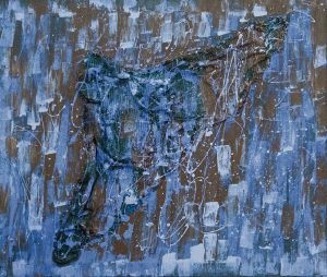 L'APOCALISSE - Tecnica mista su juta cm 110x130 - Feofeo 2012