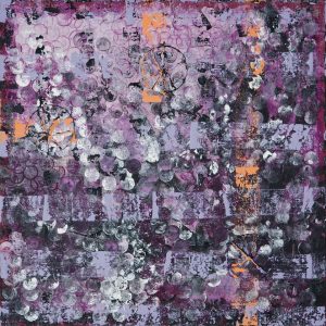 PASSATO - Tecnica mista su juta cm 100x100 - Feofeo 2014